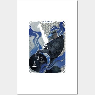 Garrus Vakarian Justice Tarot Posters and Art